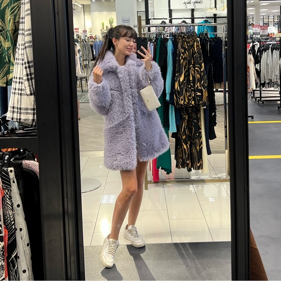 MANGO / MNG faux fur coat - Picture 6 of 7
